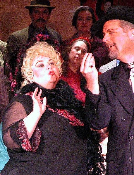 Patti in The Gondoliers 2005 — 'Inez', with Marty Nott — 'Don Alhambra' Patti in The Gondoliers 2005 — 'Inez', with Marty Nott — 'Don Alhambra'