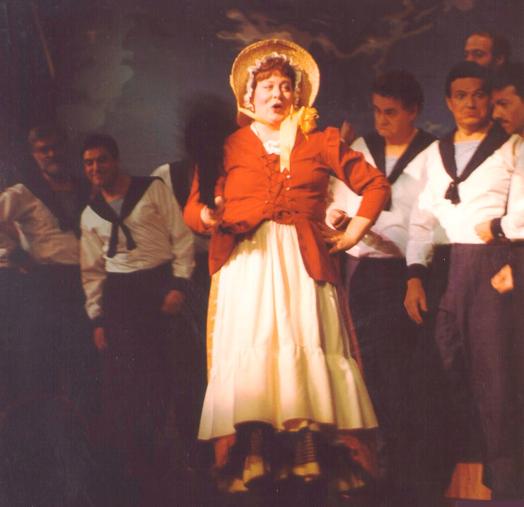 Pamela in HMS Pinafore 1991 — 'Little Buttercup' Pamela in HMS Pinafore 1991 — 'Little Buttercup'