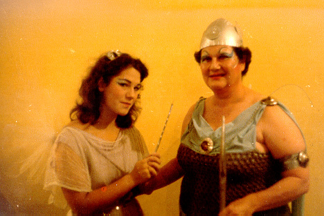 Esther in Iolanthe 1981 — 'The Queen of the Fairies', with Martha Vail. Esther in Iolanthe 1981 — 'The Queen of the Fairies', with Martha Vail.
