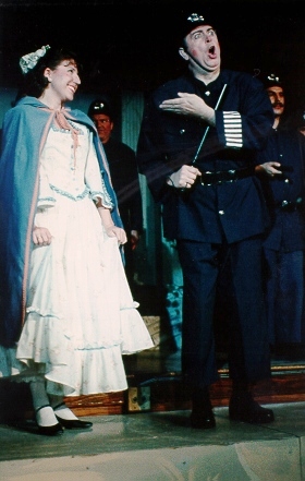 The Pirates of Penzance 1994 — Susanna Adams 'Mabel', with David Schafer — 'Sergeant' The Pirates of Penzance 1994 — Susanna Adams 'Mabel', with David Schafer — 'Sergeant'
