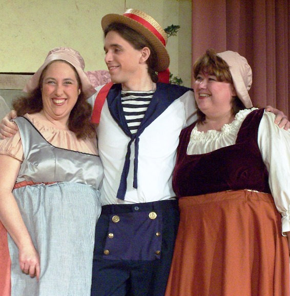 Julia in Ruddigore 2006, with Suzanne Rath and Stephen Naum Julia in Ruddigore 2006, with Suzanne Rath and Stephen Naum