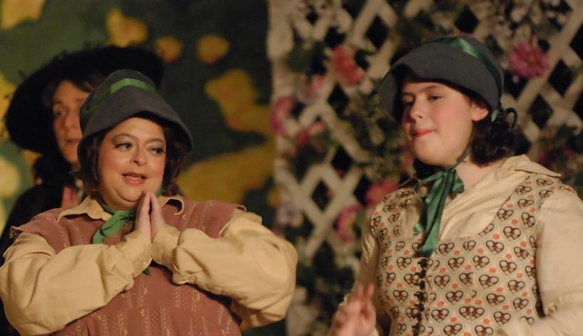 Stephanie in The Sorcerer 2007, with Laurel Schneiderman Stephanie in The Sorcerer 2007, with Laurel Schneiderman