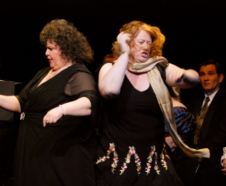 Tania in Very Truly Yours, Gilbert & Sullivan 2008, with Patricia A. Montrois Tania in Very Truly Yours, Gilbert & Sullivan 2008, with Patricia A. Montrois