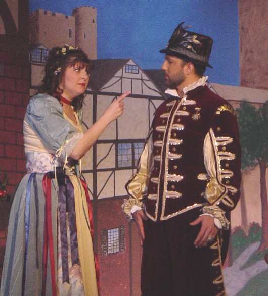 Kathy in The Yeomen of the Guard 2003 — 'Elsie', with Edward Medina-Torres — 'The Lieutenant' Kathy in The Yeomen of the Guard 2003 — 'Elsie', with Edward Medina-Torres — 'The Lieutenant'